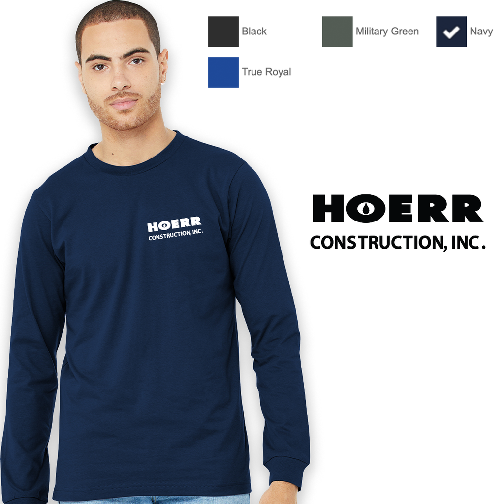 HC22 - Hoerr Construction - Unisex Long Sleeve Jersey Tee