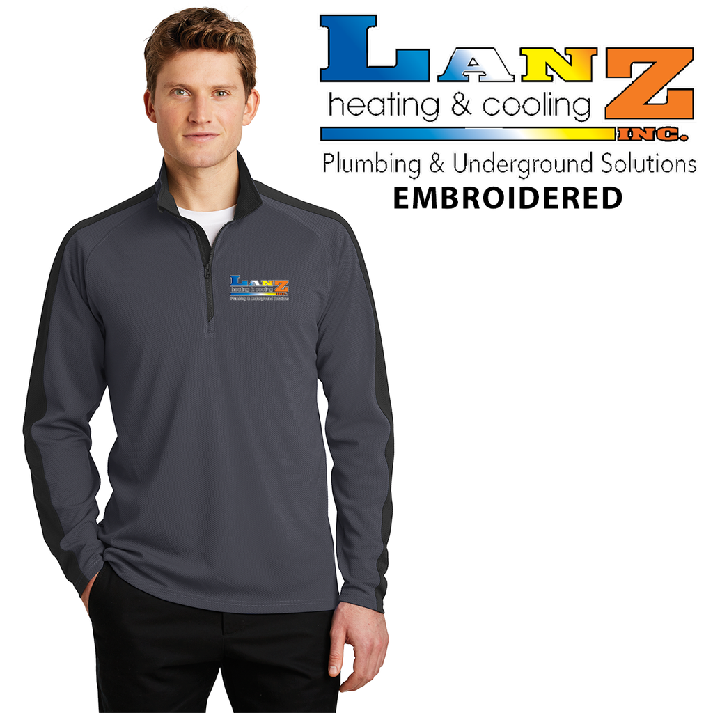 Lanz - EMB - Embroidered Quarter Zip Jacket
