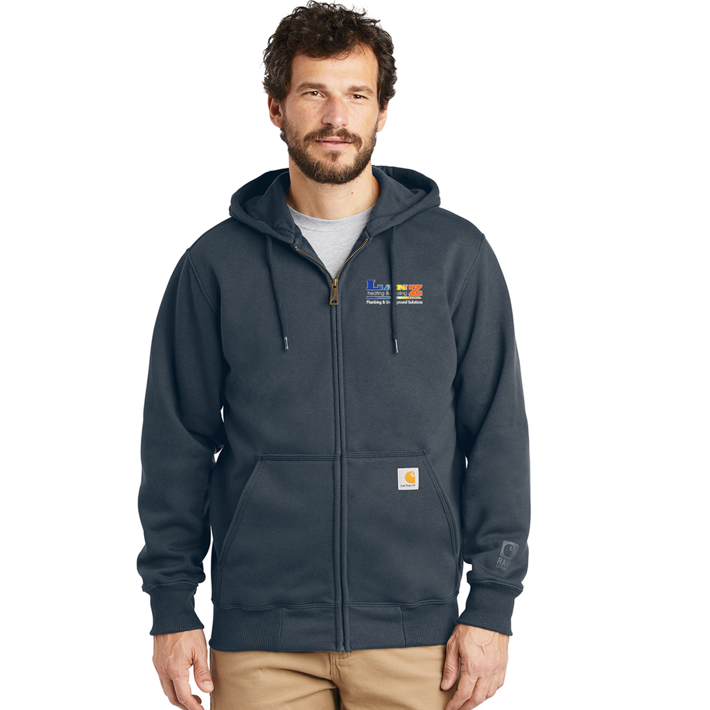 Lanz - EMB - Carhartt ® Rain Defender ® Paxton Heavyweight Hooded Zip-Front Sweatshirt