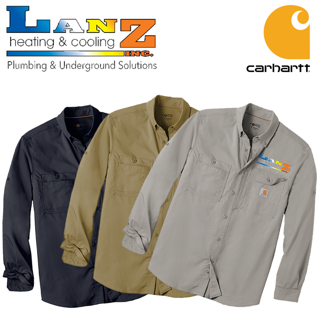 Lanz - Carhartt Rugged Professional Series Long Sleeve Shirt - EMB