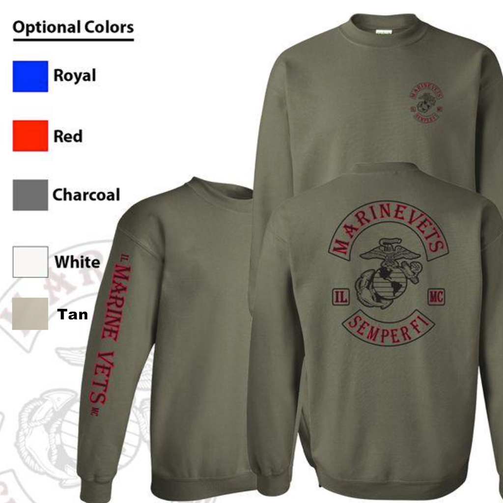 Marine Vets MC Crew Sweatshirt