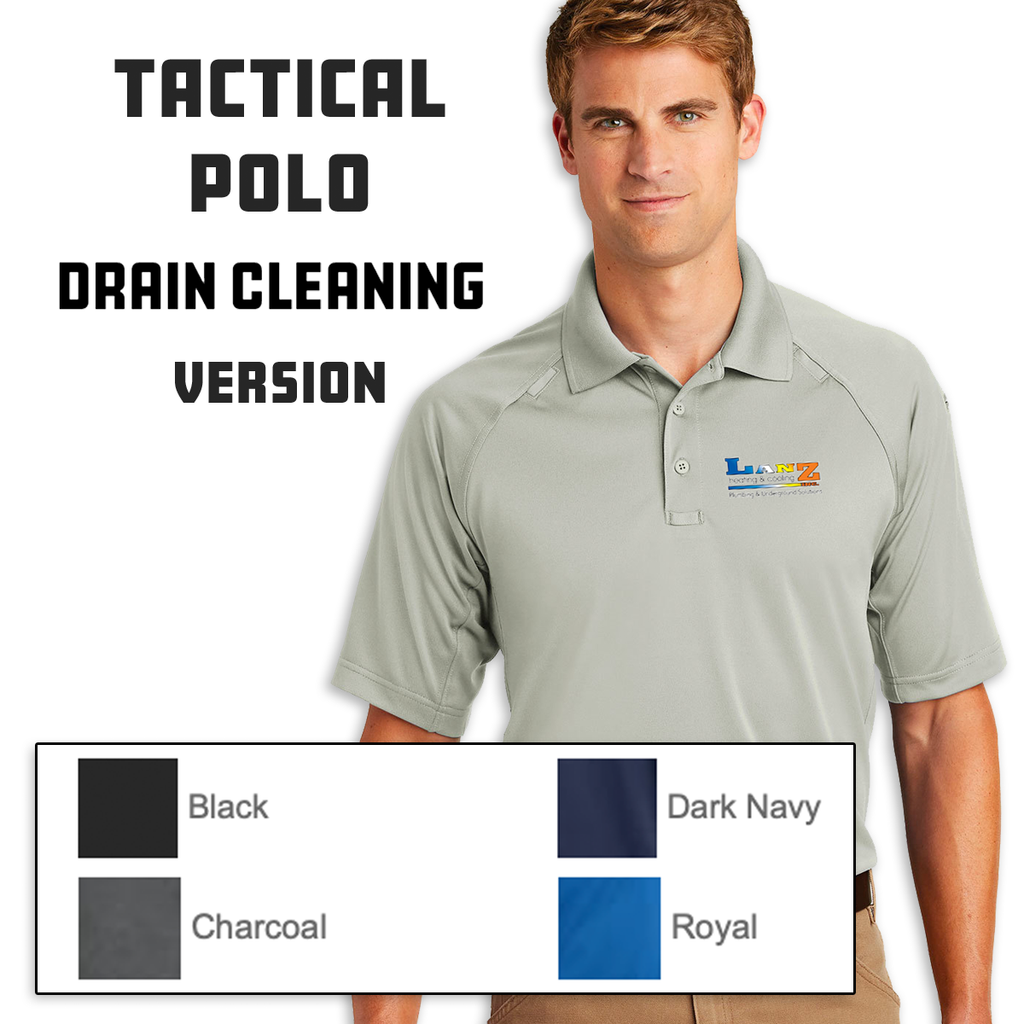LANZ - EMB - Drain Cleaning Mid-weight Snag-Proof Tactical Polo
