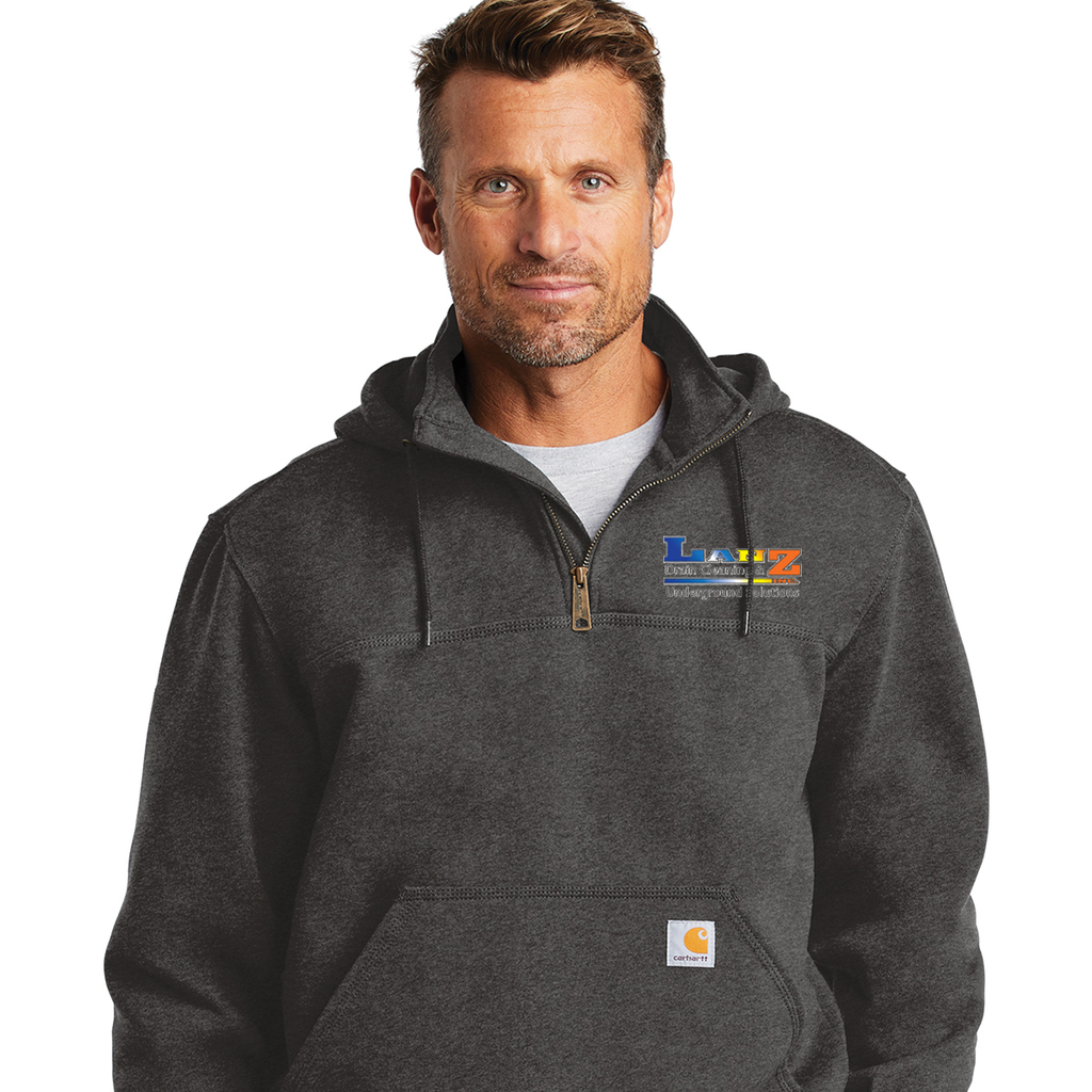 Lanz EMB Carhartt Quarter Zip Heavyweight Hoodie