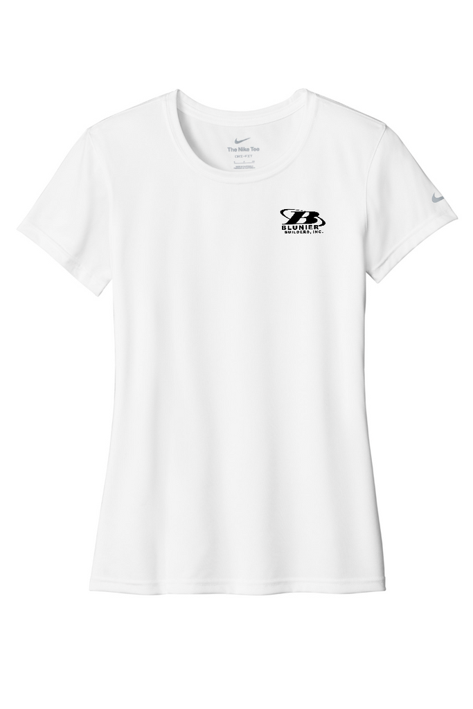 BCP - Blunier Customer - Ladies Swoosh Sleeve Tee - White