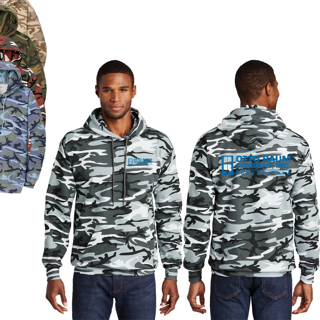 Camouflage pullover hoodie discount