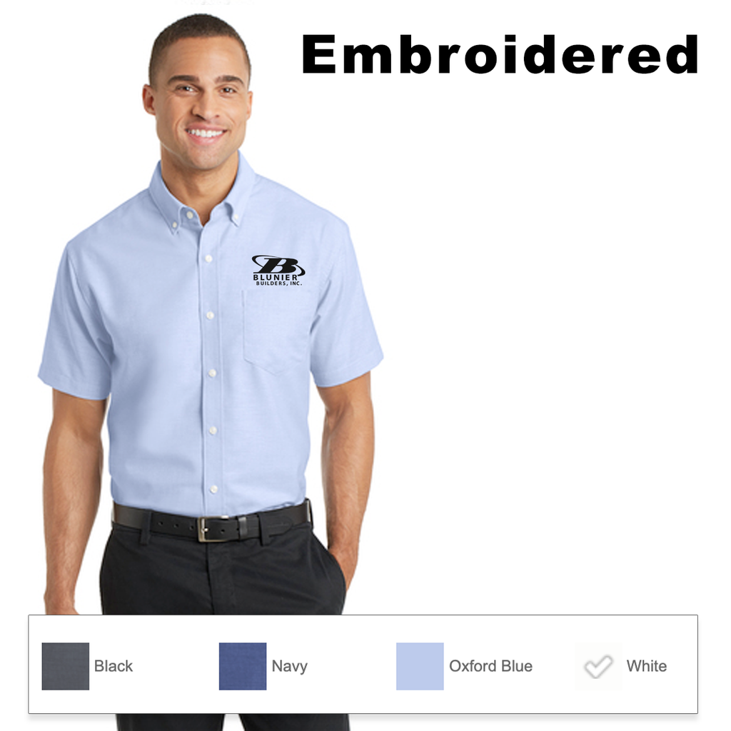 BB - Port Authority® Short Sleeve SuperPro™ Oxford Shirt