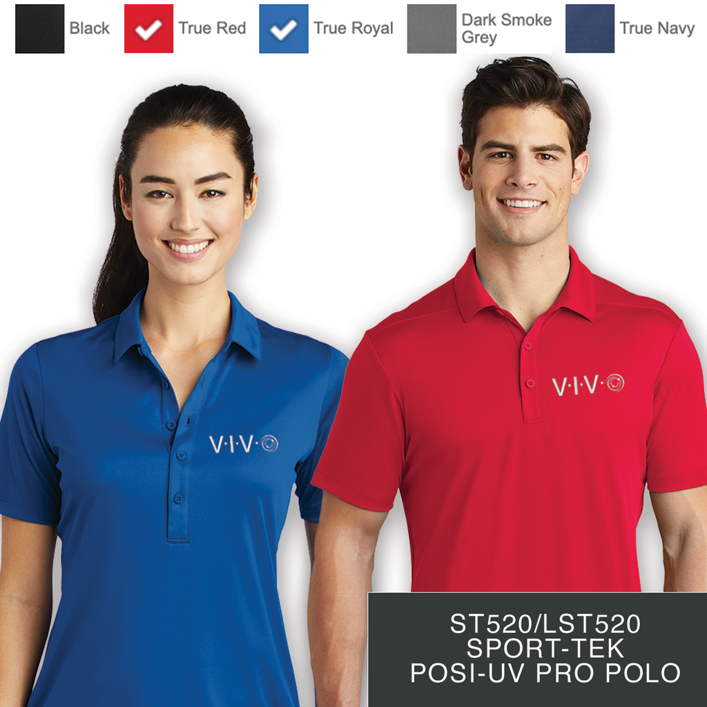 VIVO - Vivo Apparel - Posi-UV Wicking Polo (unisex & womens cut)