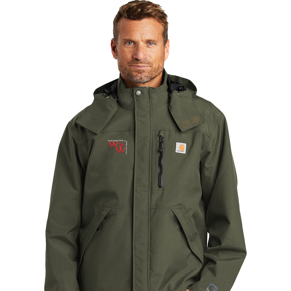 Carhartt shoreline rain jacket on sale