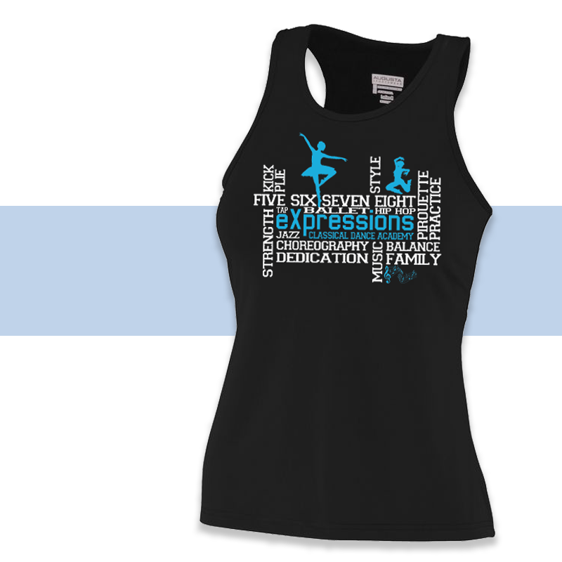 eXpressions - Girls Racer Back Tank