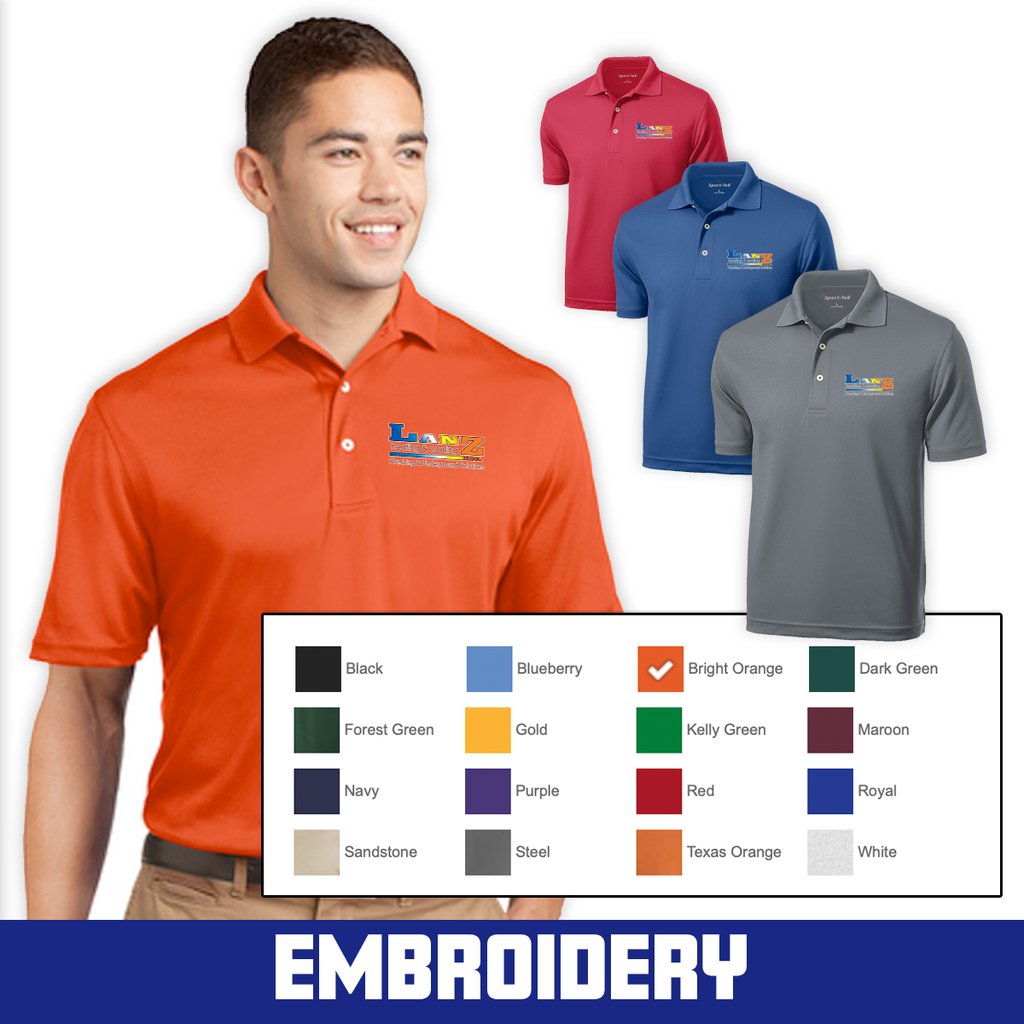 Lanz - EMB - Port Authority Polyester Performance Polo